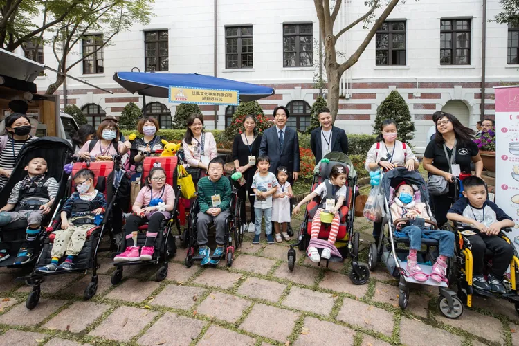 賴清德盼打造台灣成為身障者也能追求夢想的偉大國家。總統府提供