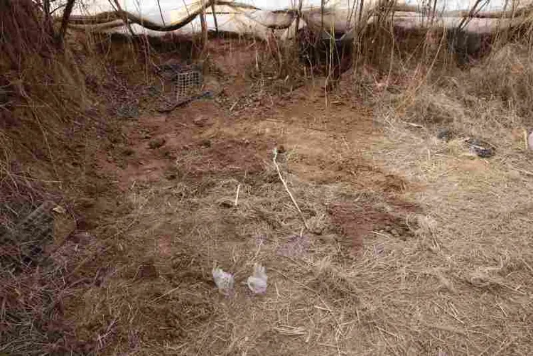 死者被埋屍的地方現已填平。翻攝《新京報》