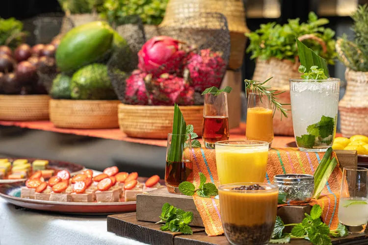 晶華餐飲團隊全新打造五款泰式特色調飲。業者提供