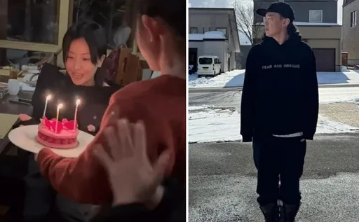 徐濠縈日本慶50歲吹蠟燭陳奕迅不見人 網友揪出原因