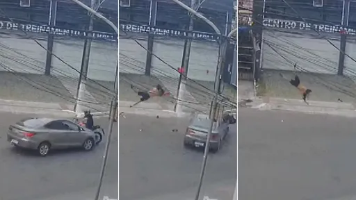 驚悚影片｜2輪4輪過路口都沒讓　騎士被撞飛空翻2圈墜地斃命