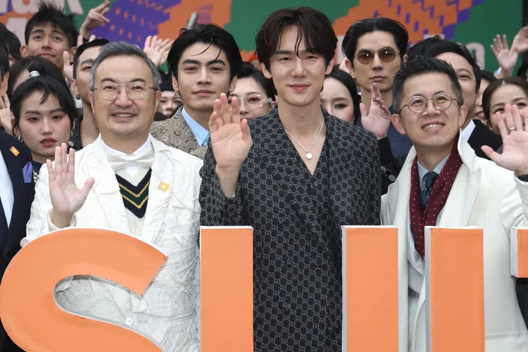 柳演錫擔任本屆Suit Walk活動大使。彭欣偉攝