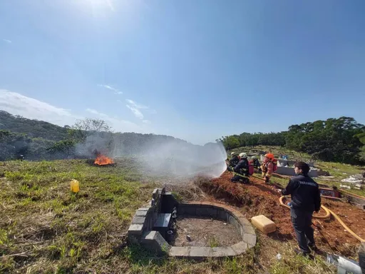「4不1要」慎防清明墓地火燒山　新北出動空拍機搶救演練