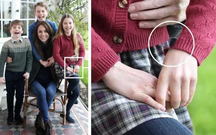 夏綠蒂公主的手腕似乎有部分不對勁。原圖取自肯辛頓宮