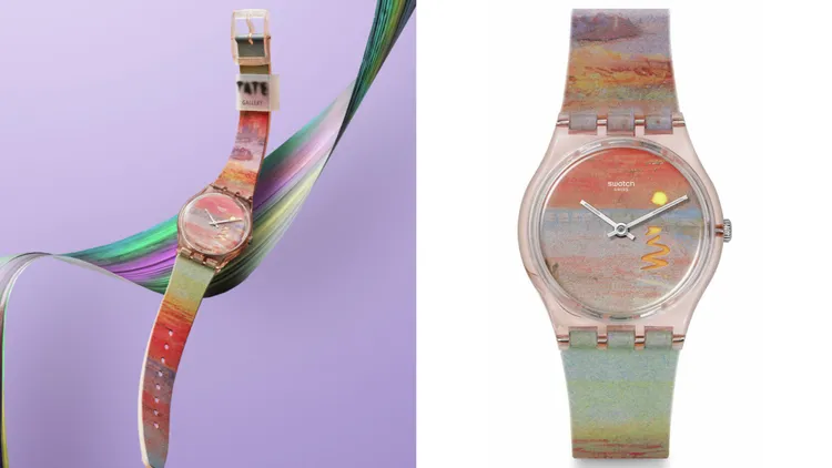 JMW Turner腕錶TURNER’S SCARLET SUNSET，3100元。品牌提供