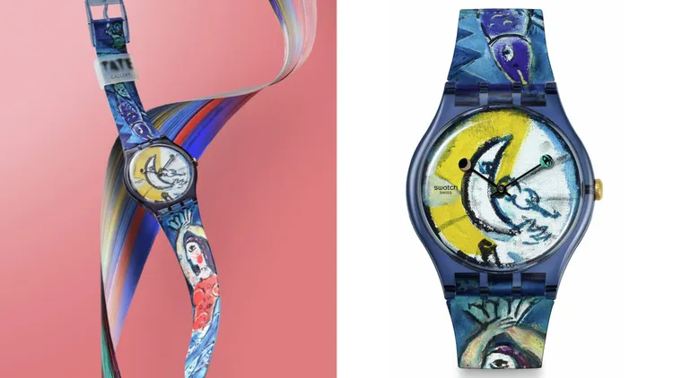 Marc Chagall錶款CHAGALL’S BLUE CIRCUS，3450元。品牌提供