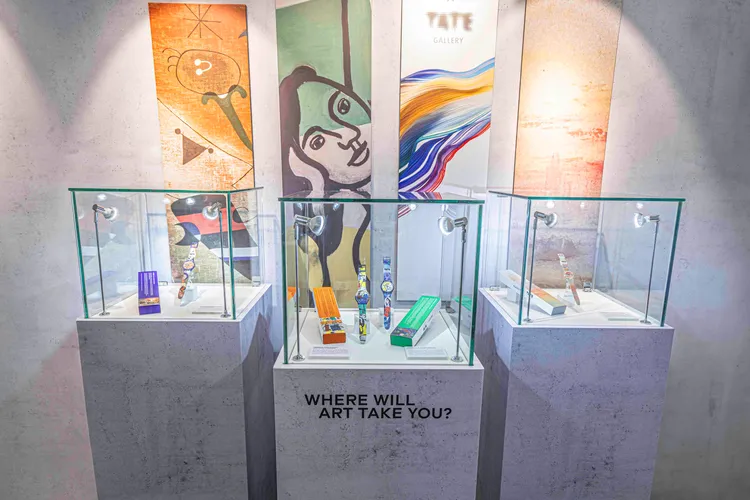Swatch x Tate Gallery合作錶款以展覽方式呈現。品牌提供
