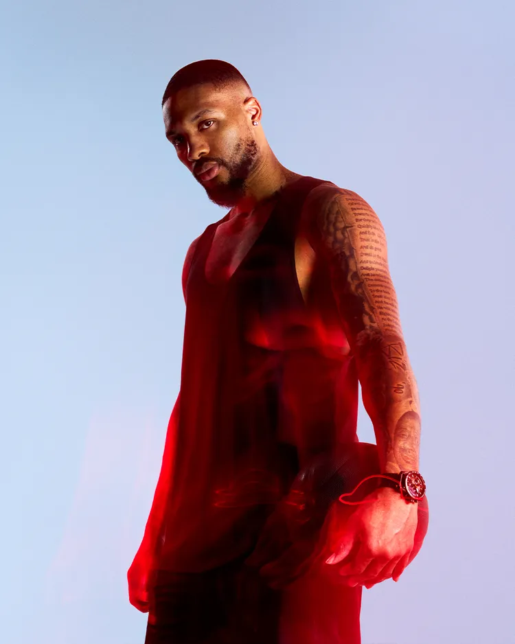 NBA球星李拉德是天梭的形象大使。品牌提供