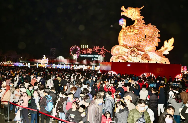 台灣燈會在台南，參觀人次突破千萬。市府提供