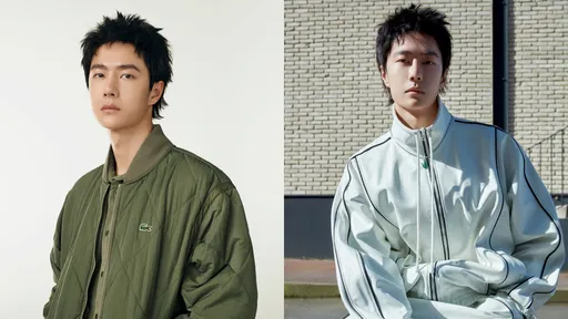 巴黎時裝周｜王一博新頭銜又+1！　化身運動系撕漫男降臨LACOSTE秀場