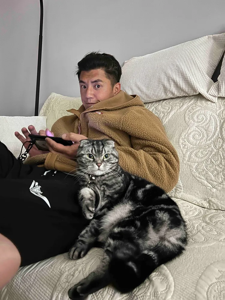 阿布的貓女兒「妹妹」本來叫「周慧敏」。夢田影像提供