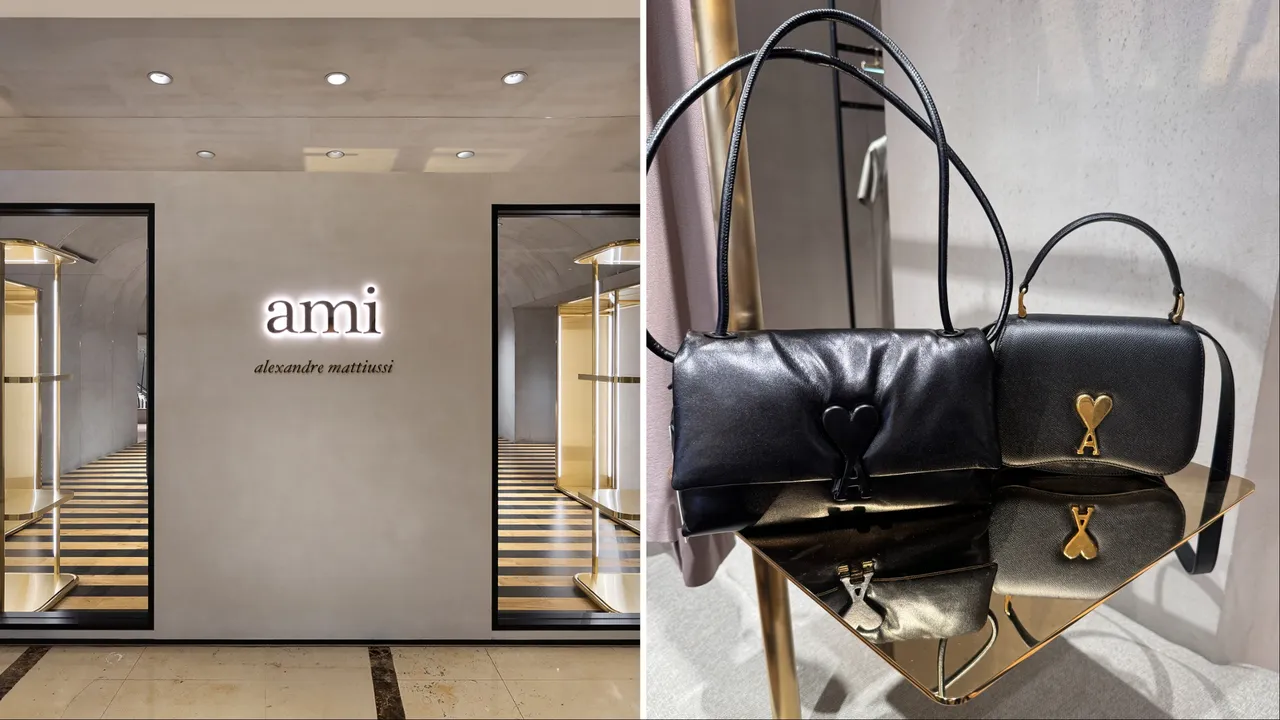 AMI與選品品牌ART HAUS合作打造快閃店。左圖品牌提供、右圖劉旻君攝