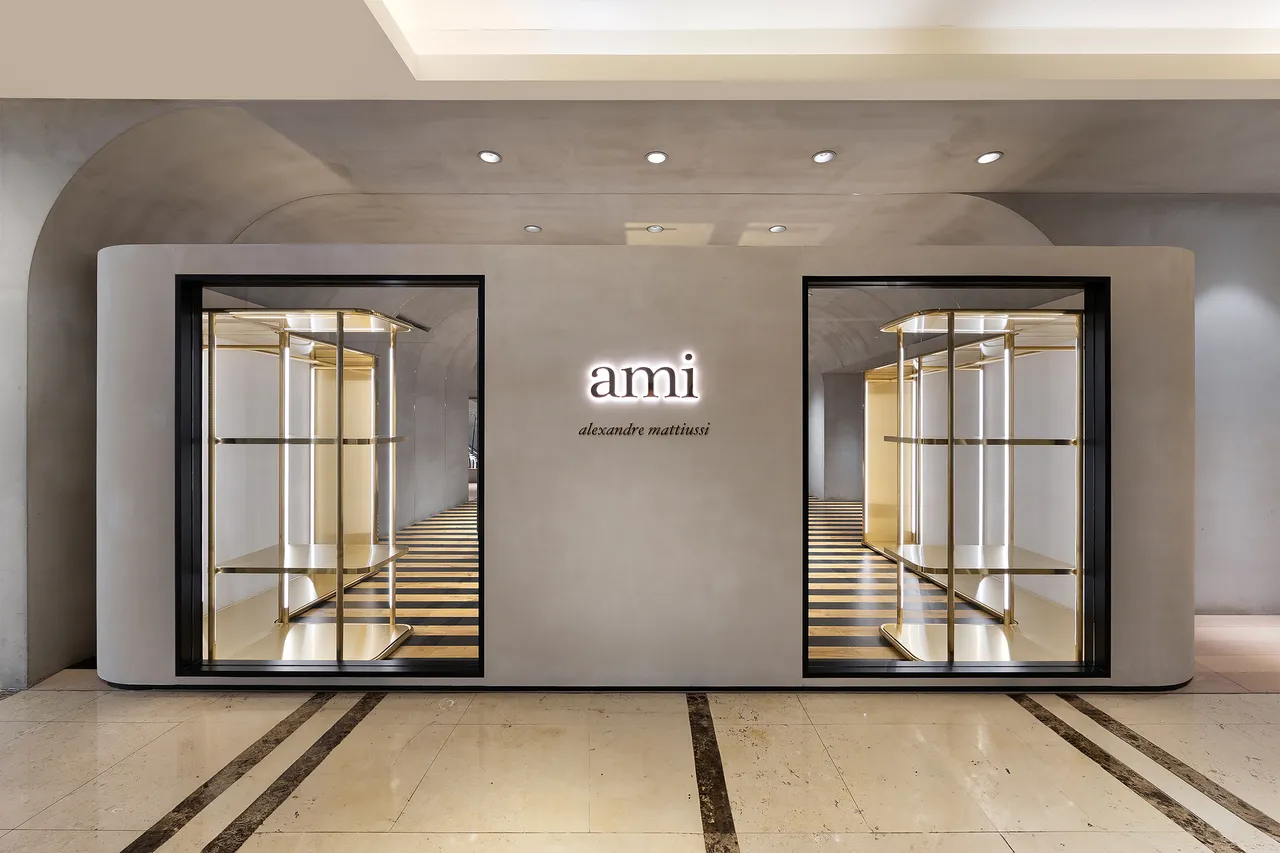 AMI快閃店店裝。品牌提供