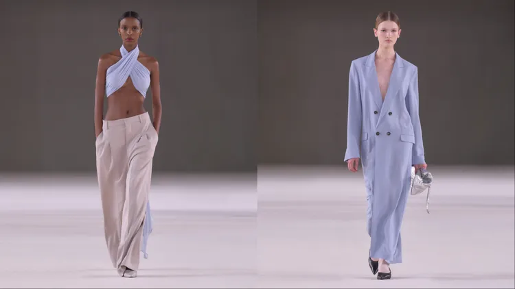 春夏系列大量運用寶寶藍。品牌提供