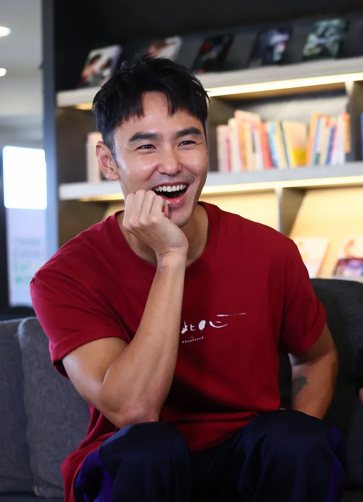 阮經天現在下戲能很快回到生活。資料照片