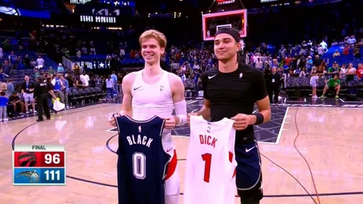 NBA新秀互换球衣竟变「18禁」被下架 球迷见合照狂笑:太难超越