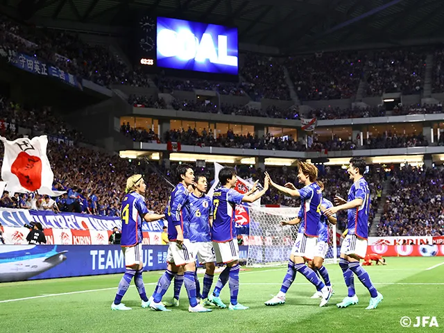 日本男足。翻攝自日本足協官方Ｘ（舊名推特）