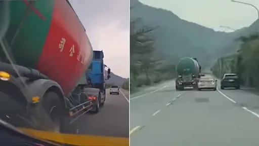 油罐車「超車K小黃」還肇逃　　警揪出司機！吊扣駕照且開罰