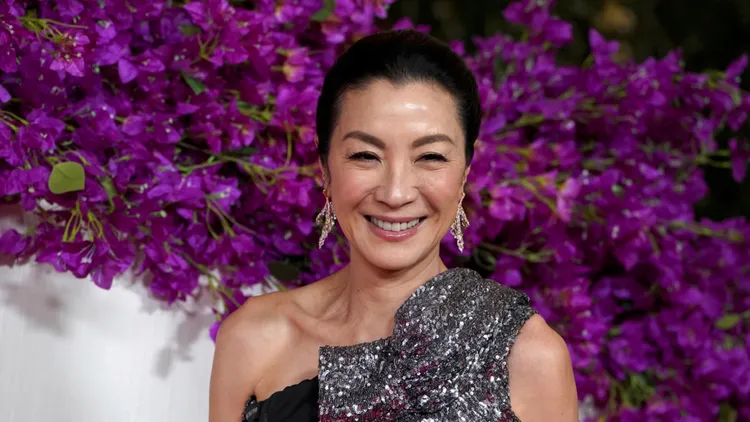 楊紫瓊配戴CINDY CHAO The Art Jewel藝術珠寶。美聯社