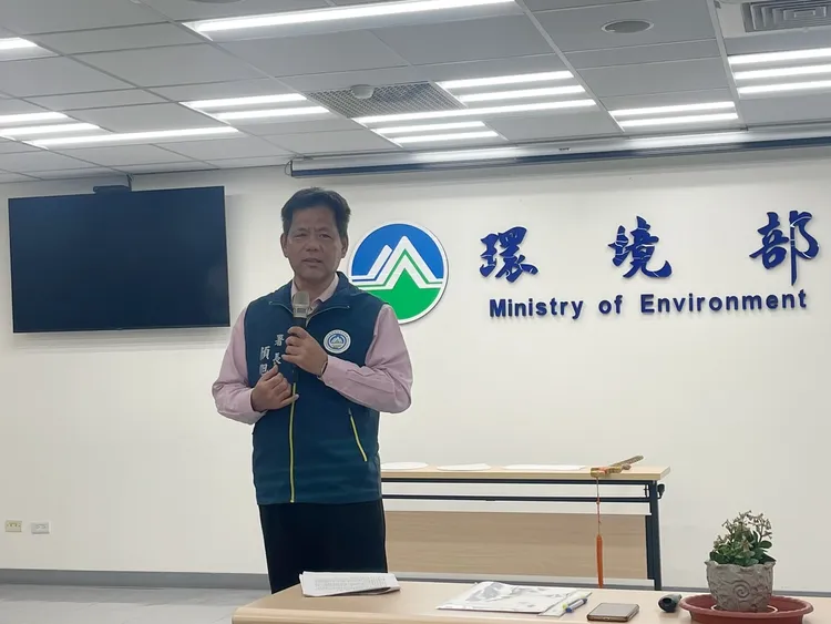 環管署長顏旭明。記者林則澄攝