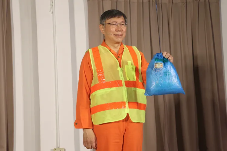 柯文哲首度參演音樂劇。彭欣偉攝