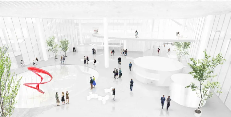 綠美圖結合文學、藝術、建築與自然，成為臺中藝文界新地標。市府提供