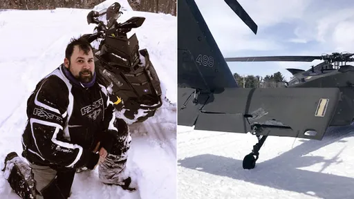 騎雪地摩托車「撞上黑鷹直升機」 騎士重傷折磨5年求償3億元