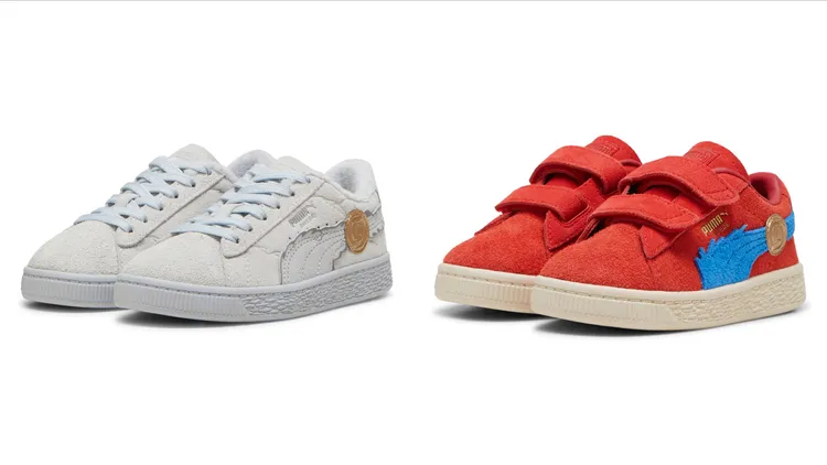 ONE PIECE系列童鞋（左）2480元、（右）2180元。品牌提供