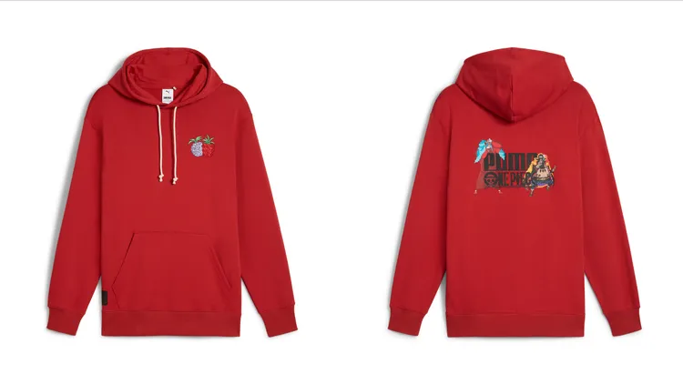 ONE PIECE系列圖樣長厚連帽T恤，2980元。品牌提供