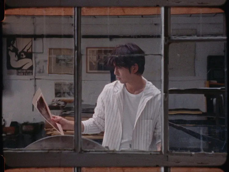 陳柏霖拍攝peter wu春夏形象照。品牌提供