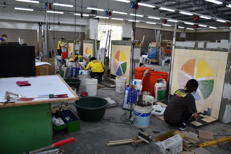 分署在職類建築舖面競賽中抱走金、銀牌。分署提供