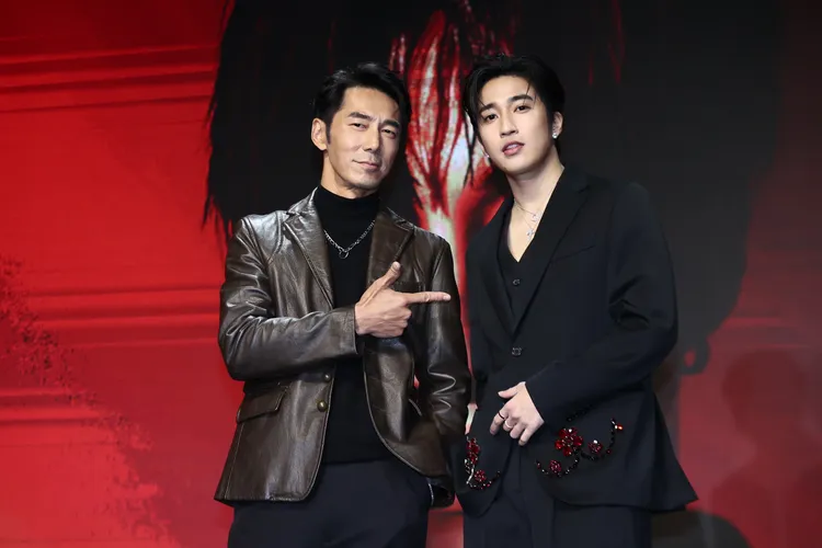 婁峻碩發片記者會，驚喜找來李李仁站台。彭偉攝