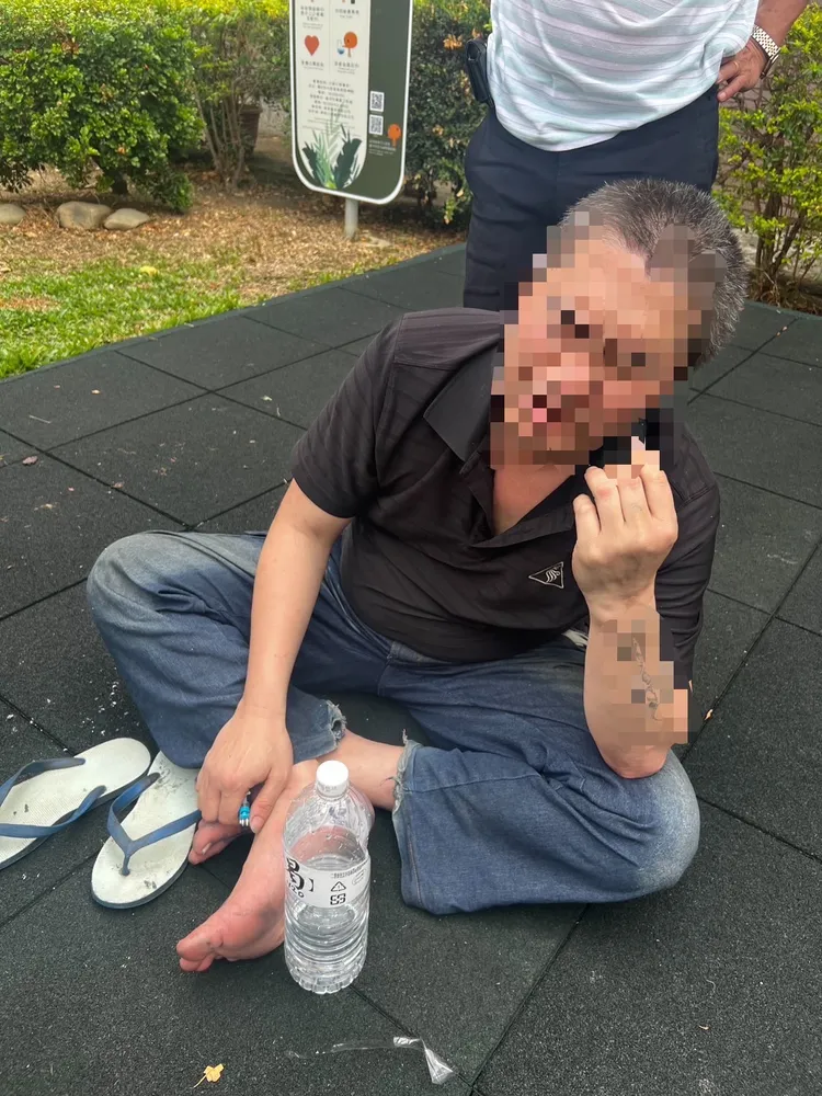 顏嫌辯稱騎機車去台中榮總就醫，但不知道為何會騎走別人的機車。民眾提供