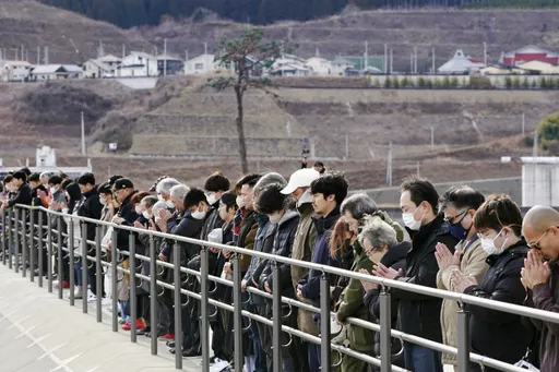 日本悼311地震13周年 首相岸田矢言重建东北
