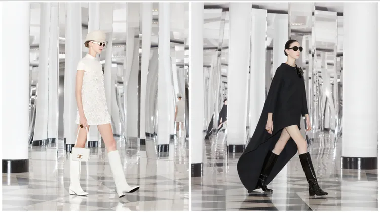 CELINE 2024冬季女裝。品牌提供