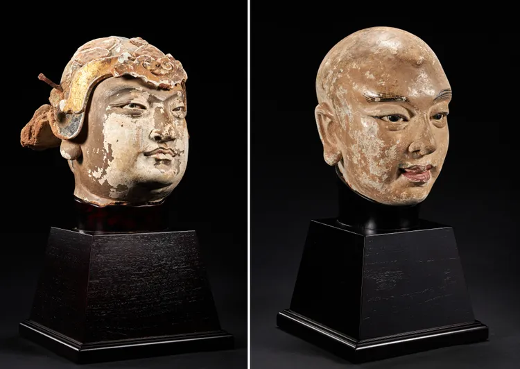 「中華人間佛教聯合總會」捐贈30件宋金明清文物給中國國家文物局。新華社