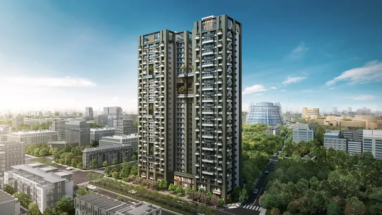 「亞昕丰山」建築外觀示意圖。