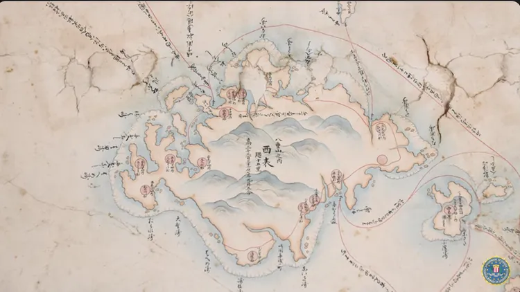 手繪地圖。Youtube