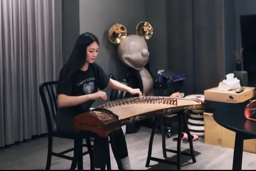 金曲歌后A-Lin愛徒美成這樣 能歌善跳還會彈古箏