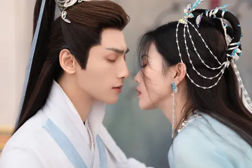 古裝美男閉眼等白鹿獻吻「妳怎麼還沒到」 她哀叫:唉呦我的腰