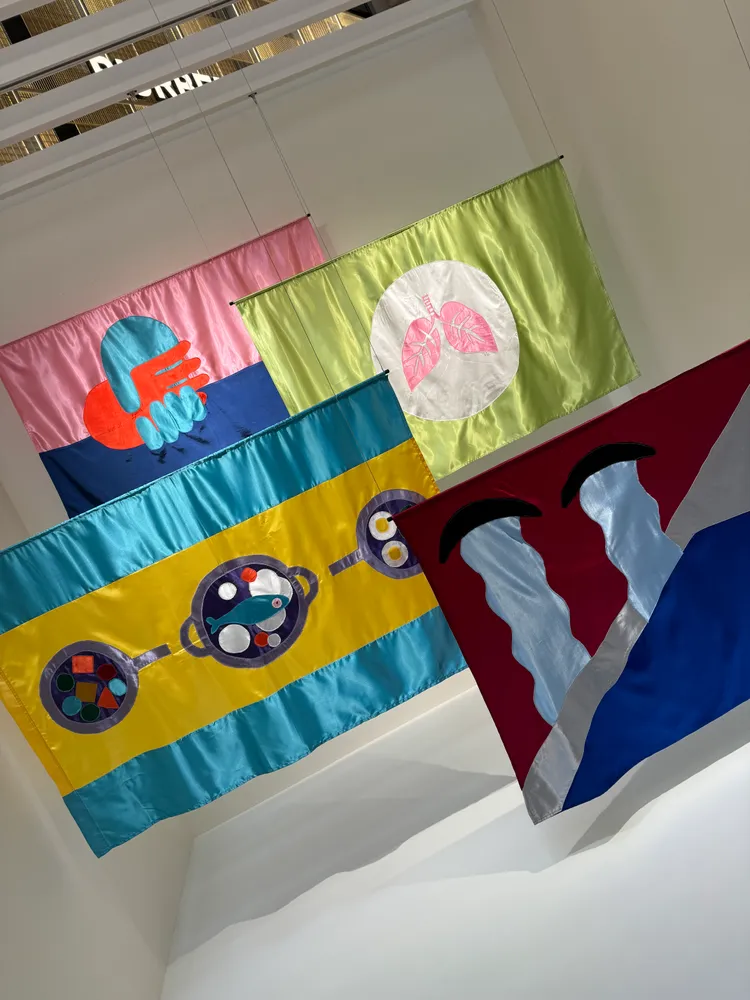 義大利空運來台的米蘭藝術家作品。張家玲攝