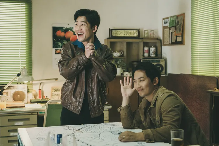 劇中蔡昌憲（右）、黃迪揚都有伴侶，感情路大勝單身的好哥們張耀仁。公視台語台提供