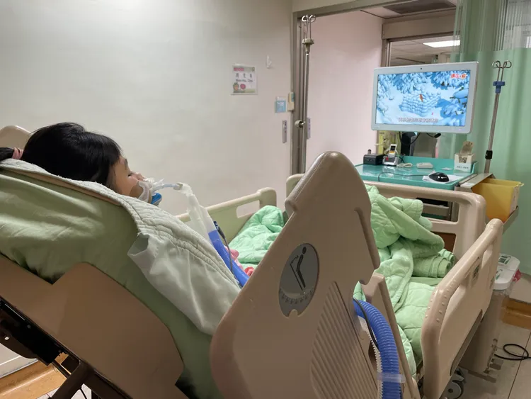 姊姊病況持續好轉。彰化秀傳提供