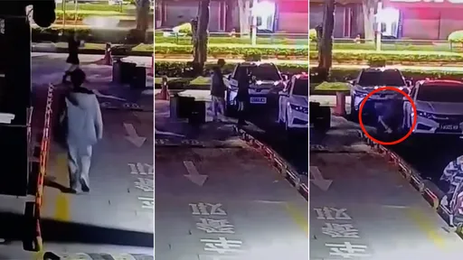 狼性！路上看一眼「埋伏性騷正妹」　監視器揭色男淫爪招數