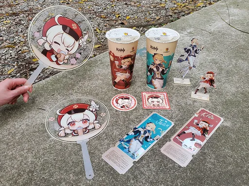 COMEBUY超狂啟動聯名原神 送限量虛寶卡、角色杯墊、透扇及專屬立牌