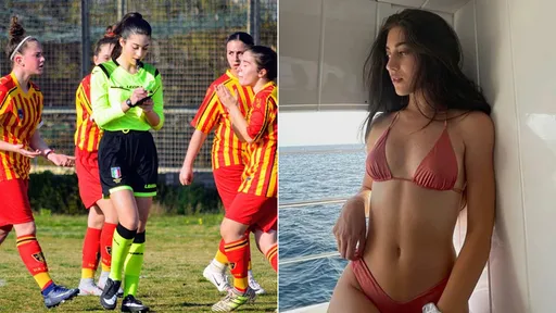 辣模當足球裁判被嗆「滾回家做飯」 霸氣回擊:我永不會放棄