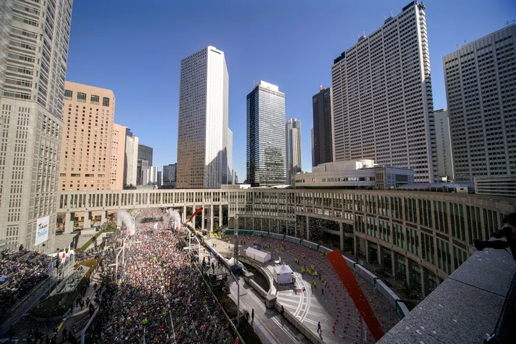 東京馬拉松本月3日舉行。美聯社