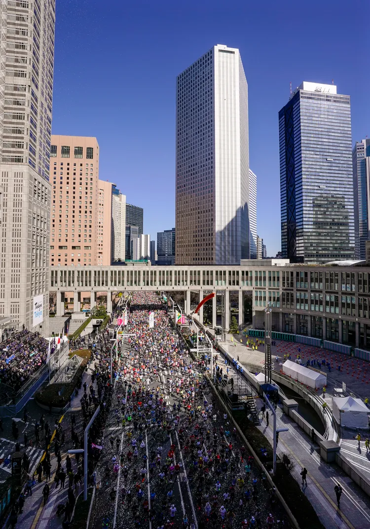 東京馬拉松本月3日舉行。美聯社