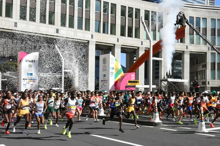東京馬拉松本月3日舉行。美聯社