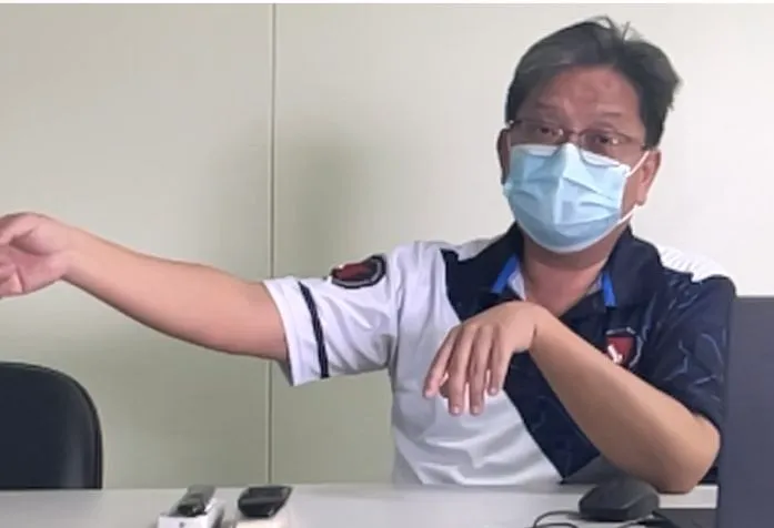 碩正科技公司董事長楊允斌。張沛森攝